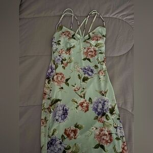 Floral mini dress